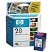 Original HP 28 Triincolor Ink Cartridge in Retail Packaging
