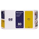 New HP 80 HighCap Yellow Catridge HPC4848A 31tcgVYnLoL. SL160 New HP 80 HighCap Yellow Catridge HPC4848A