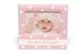 Mud Pie Baby Little Princess Daddy’s Princess Twill Pink Frame