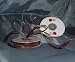 Sheer Organza Ribbon Mono Edge - 3/8" - 25 Yards (75 FT) - Brown
