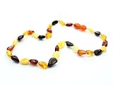 SilverAmber Genuine Baltic Amber Teething Necklace - Multi Colour - NE0027