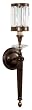 Fine Art Lamps Eaton Place 605750 Small Crystal 1-LT 60w (24H x 6W) Torchiere Lighting in Brown