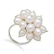 White Cultured Freshwater Pearl Cluster Ring
