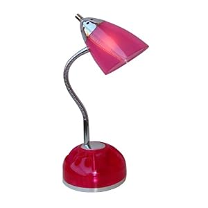 Room Essentials® Double Shade Desk Organizer Lamp - Pink