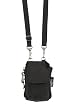 Baggallini Crinkle Flip Phone Case, Black