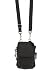 Baggallini Crinkle Flip Phone Case, Black