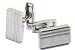 Dual Finish Titanium Cuff Links