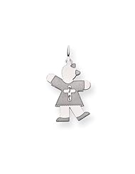 14k White Gold Kid Charm Cyber Monday Special