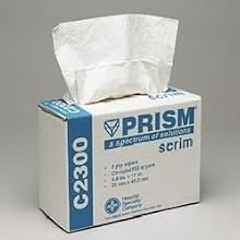TaskBrand GS-C4303 White Non-Perforated Glass and Surface Cleaning Wiper on a 275 Foot Roll (6 Rolls per Case)