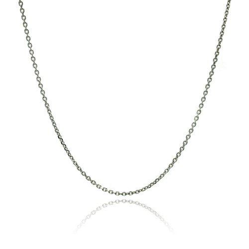 Sterling Silver Fine Cable Nickel Free Chain Necklace