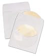 Quality Park R7050 Tyvek CD/DVD Window Sleeves, Box of 100 (White)