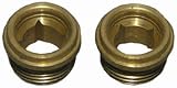 Lasco SB-26NL 1/2 by 20 by 3/8 No Lead Brass Faucet Seats Fits Sterling Brand, 2-Pack