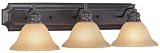 Hardware House 544833 Seville 24-Inch by 6-3/4-Inch Bath/Wall Lighting Fixture Classic Bronze