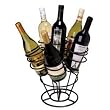 Oenophilia 6-Bottle Bouquet Wine Rack, Black