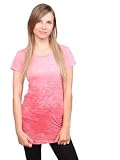 aa2618 Burnout Tunic in Custom Ombre Cherry