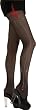 Adult Black Zipper Print Tights - Adult Std.