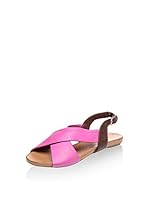 Bueno Sandalias planas (Fucsia)