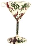 Lolita Martini Glass Christmas Ornament Kiss Me