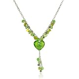 Green Fashion Jewelry Seasonal Party Styles Murano Glass Pendant Necklace &