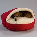 Snoozer Cozy Cave Small 25 Red Dog Pet Bed Cosy