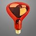 RED HEAT LAMP BR40 250 WATTS 5,000 HOURS LONG LIFE LIGHT BULB INDUSTRIAL GRADE INFRARED HEAT LAMP