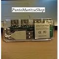 4 Port High Speed USB 2.0 Slim Mini Hub Laptop PC In