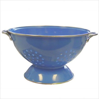 Bundle-82 Calypso Basics 3 quart Solid Color Colander in Azure (Set of 13)