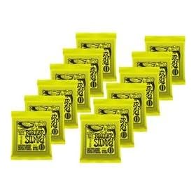 Ernie Ball 2221 Nickel Regular Slinky Lime Guitar Strings Buy 10 Get 2 Free