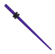 Acrylic Neon Taper - Purple - 16G - Sold as a Pair