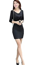 Plus Size Sexy Spring Summer Polyester Pleated Long Sleeves Wedding Dress/Mini Dress 