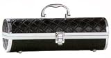 Picnic Gift Gala Sassy Wine Purse-Black Quilted
