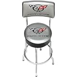 Corvette Garage EZ Comfort Counter Stool with C5 Emblem