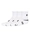 Under Armour Boys HeatGear Crew Socks (3 Pack), White, Medium