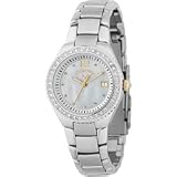 Callaway Ladies Round Glitz Dial Watch With Two Tone Bracelet