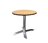 OFM FT36RD-OAK 36 Inch Round Flip-Top Multi-Purpose Table-Oak