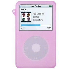 Best Price iPod Video Classic Pink Silicone Skin Case with Armband