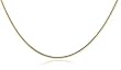 14k Yellow Gold 1.2mm Diamond-Cut Snake Chain Necklace, 20"