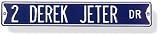 2 Derek Jeter Authentic Street Sign