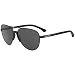 Emporio Armani EA2059 Sunglasses, Matte Black/Grey, 61 mm