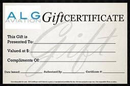 ALG Aviation Gift Certificate ($200)