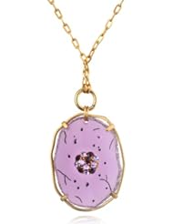 T Tahari Oval Pendant Necklace, 32"