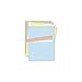 MasterVision FM1614 Data Card Replacement Sheet, 8 1/2 x 11 Sheets, Assorted, 10/PK