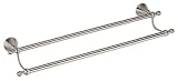 Danze D441602BN Bannockburn 24-Inch Double Towel Bar, Brushed Nickel