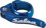 Salsa Flip-Lock Seat Clamp 32mm Blue ST8444
