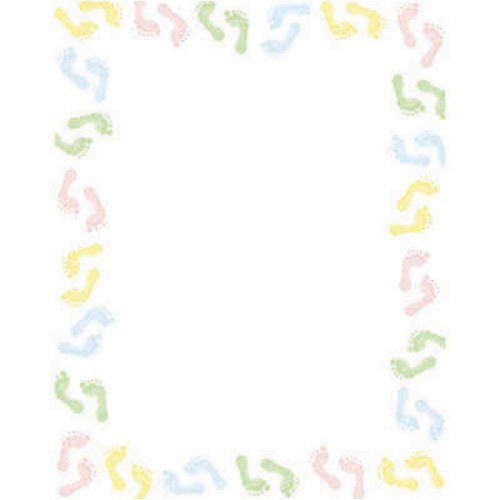 Baby Feet Computer Stationery (25 count)