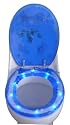 WC Brille Toilettensitz Toilettendeckel mit 10 LED "Delphine" in Blau
