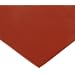 CS Hyde Silicone Rubber, Commercial Grade, 0.062" Thick, 50 Durometer, Red, 12" Width, 12" Length