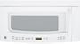 2.0 cu. ft. Over-the-Range Microwave Oven with 1050 Cooking Watts 1-lb. Quick Defrost Recessed Turntable 300 CFM Venting and Full-Width Hidden Vent: White
