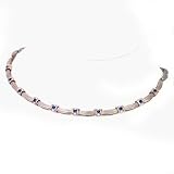 14K Sapphire/Diamond Satin Ribbon Necklace by Morris & David