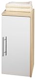 Fackelmann 82045 DOMINO Unterschrank 1-türig, H/B/T 62x30x44 cm
